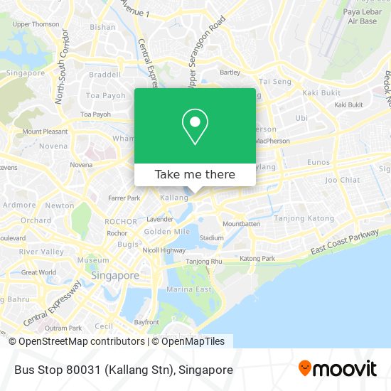 Bus Stop 80031 (Kallang Stn) map