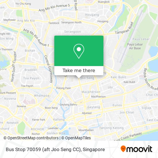 Bus Stop 70059 (aft Joo Seng CC) map