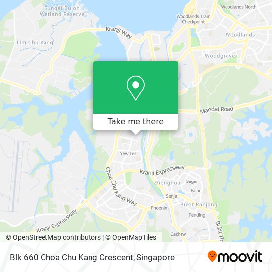 Blk 660 Choa Chu Kang Crescent地图