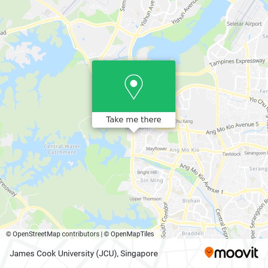 James Cook University (JCU)地图