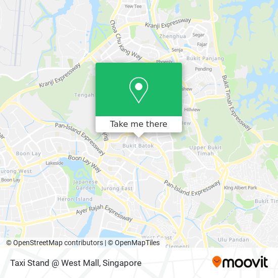 Taxi Stand @ West Mall map