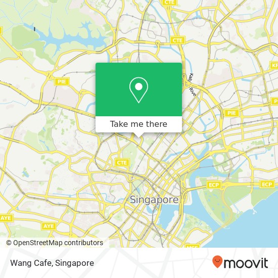 Wang Cafe map