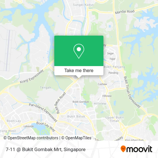 7-11 @ Bukit Gombak Mrt地图