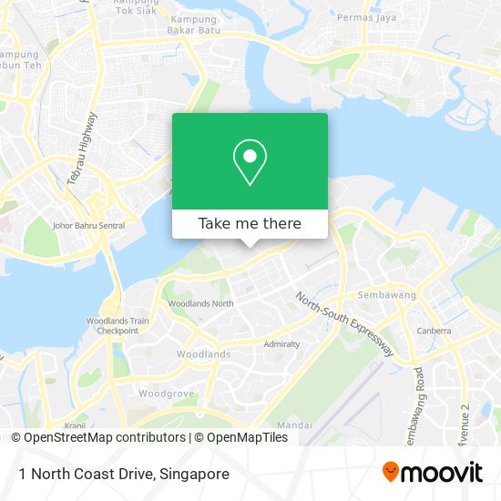 1 North Coast Drive map