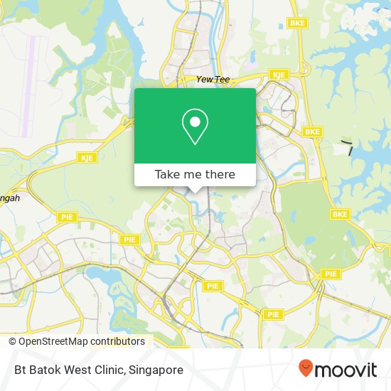 Bt Batok West Clinic map