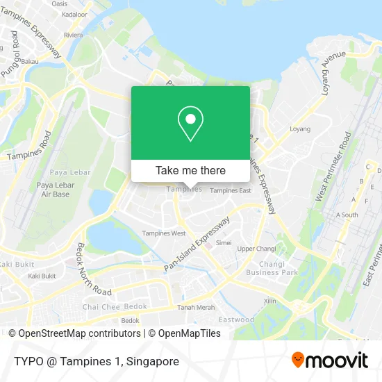 TYPO @ Tampines 1地图