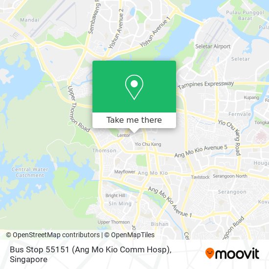 Bus Stop 55151 (Ang Mo Kio Comm Hosp) map