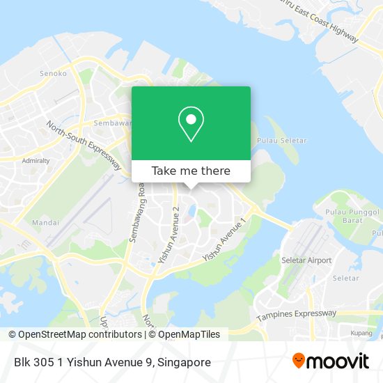 Blk 305 1 Yishun Avenue 9 map