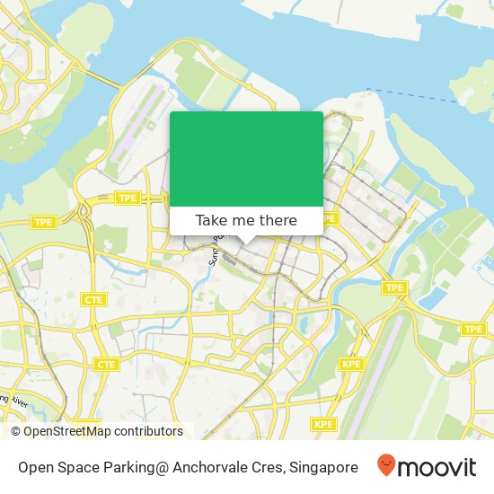 Open Space Parking@ Anchorvale Cres地图