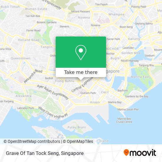Grave Of Tan Tock Seng map
