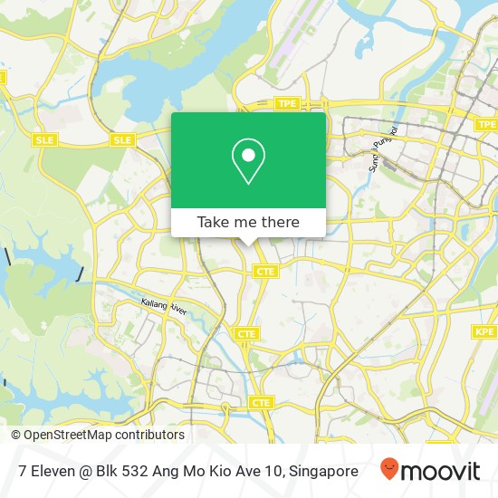 7 Eleven @ Blk 532 Ang Mo Kio Ave 10地图