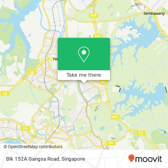 Blk 152A Gangsa Road地图