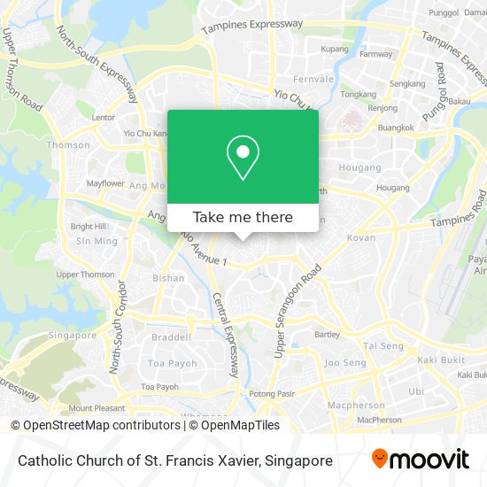 Catholic Church of St. Francis Xavier map