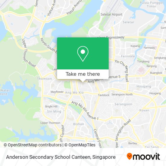 Anderson Secondary School Canteen地图