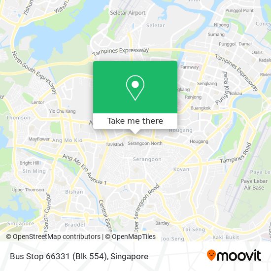 Bus Stop 66331 (Blk 554)地图