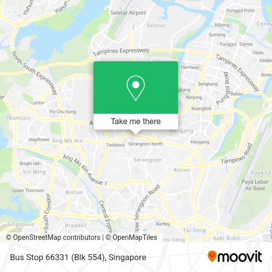 Bus Stop 66331 (Blk 554) map