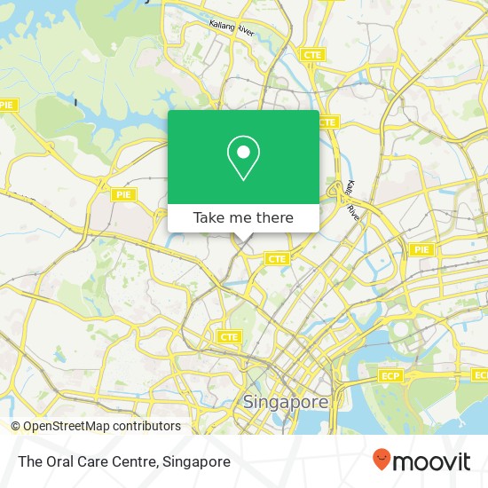 The Oral Care Centre map