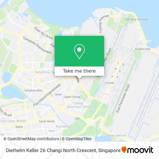 Diethelm Keller 26 Changi North Crescent map