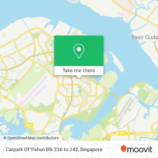 Carpark Of Yishun Blk 236 to 242 map