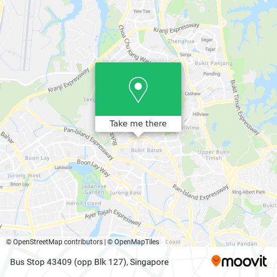 Bus Stop 43409 (opp Blk 127) map