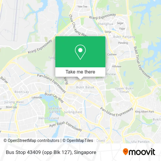 Bus Stop 43409 (opp Blk 127) map