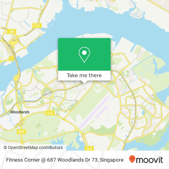 Fitness Corner @ 687 Woodlands Dr 73 map