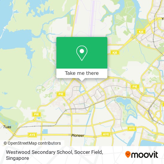 Westwood Secondary School, Soccer Field map