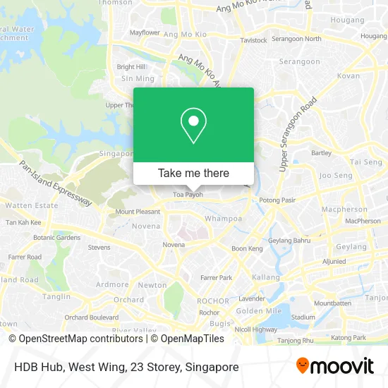HDB Hub, West Wing, 23 Storey map