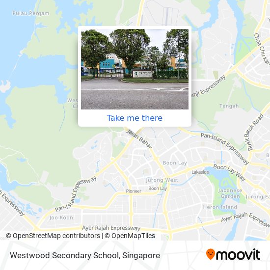 Westwood Secondary School map