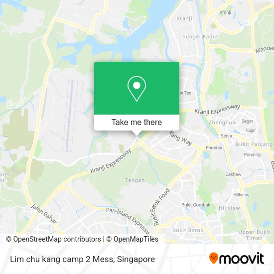 Lim chu kang camp 2 Mess map