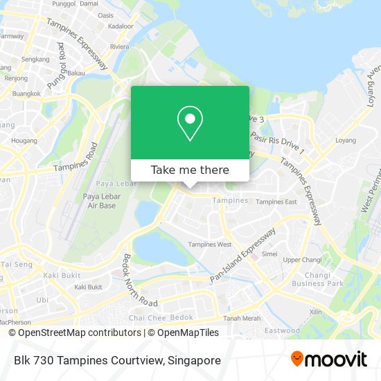 Blk 730 Tampines Courtview map