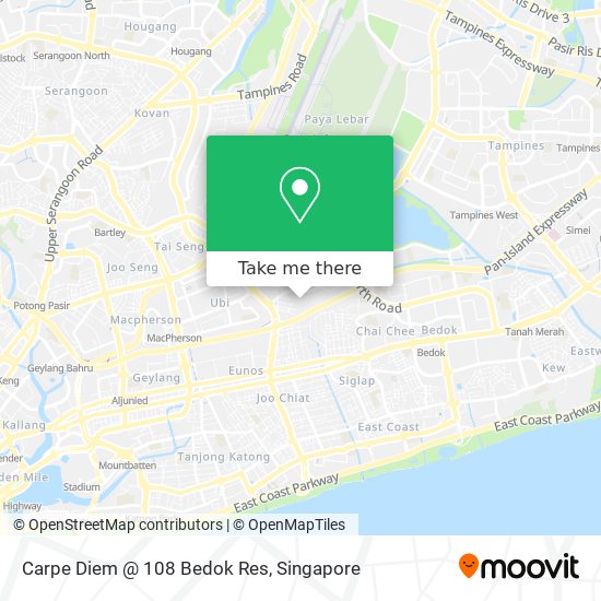 Carpe Diem @ 108 Bedok Res map