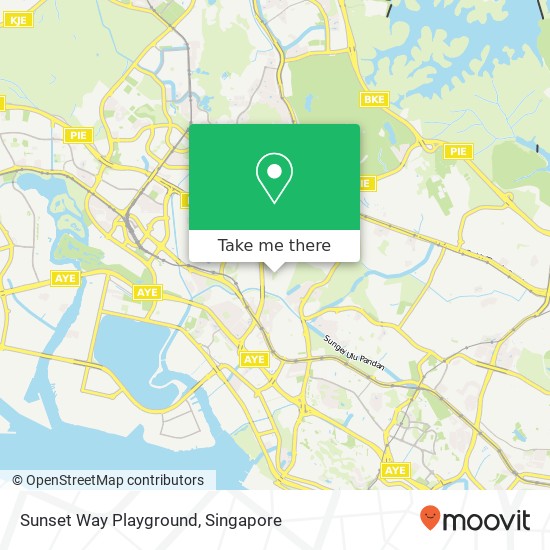 Sunset Way Playground map