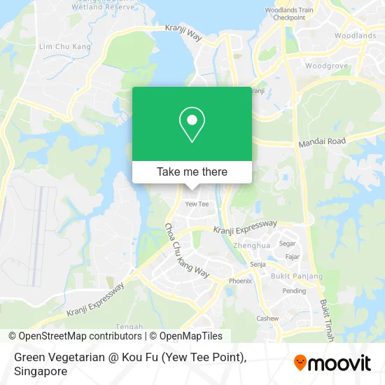 Green Vegetarian @ Kou Fu (Yew Tee Point)地图
