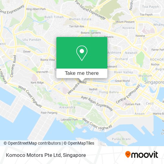 Komoco Motors Pte Ltd地图