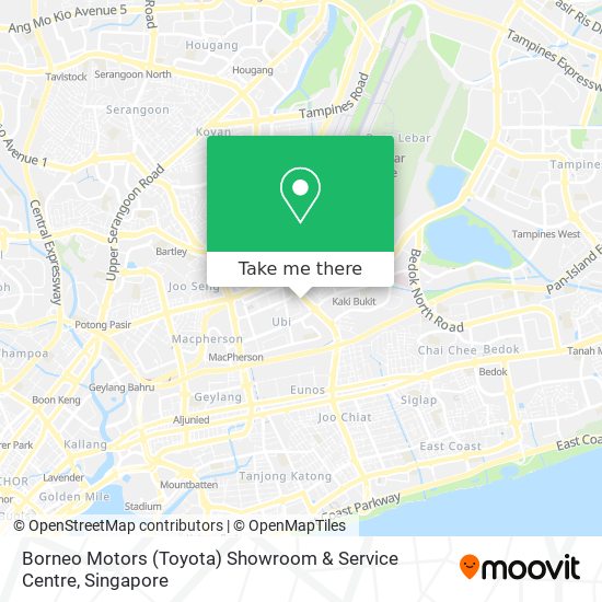 Borneo Motors (Toyota) Showroom & Service Centre map