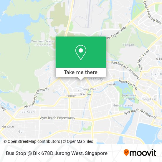 Bus Stop @ Blk 678D Jurong West map