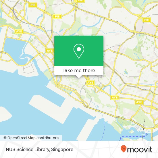 NUS Science Library map