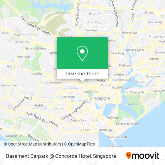Basement Carpark @ Concorde Hotel map