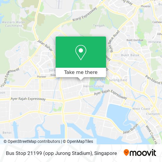 Bus Stop 21199 (opp Jurong Stadium)地图