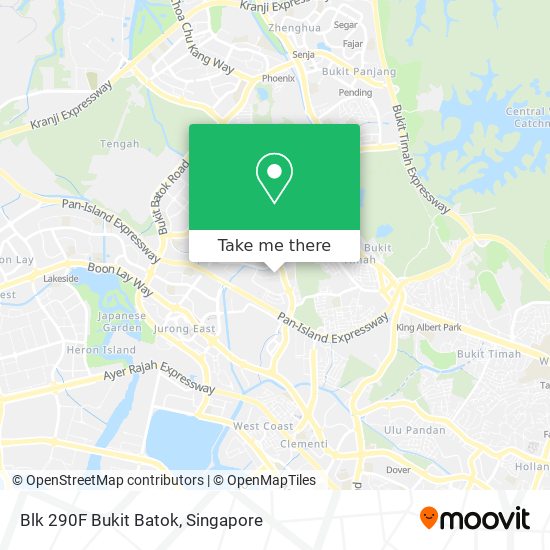 Blk 290F Bukit Batok map