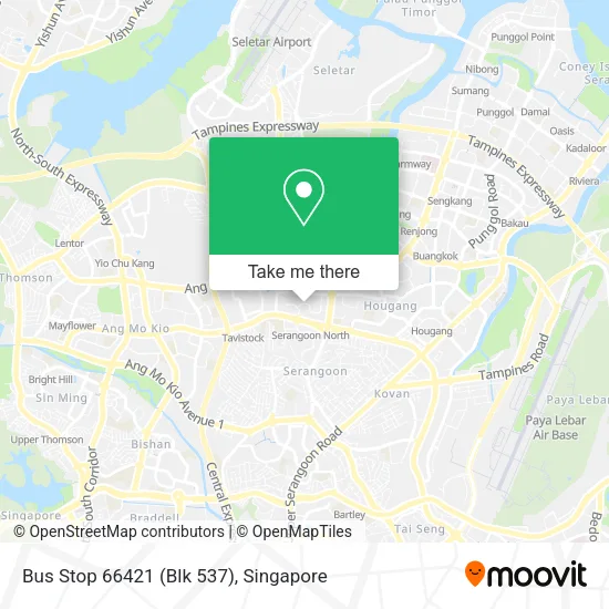 Bus Stop 66421 (Blk 537)地图