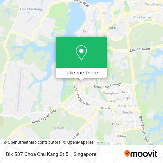 Blk 537 Choa Chu Kang St 51地图