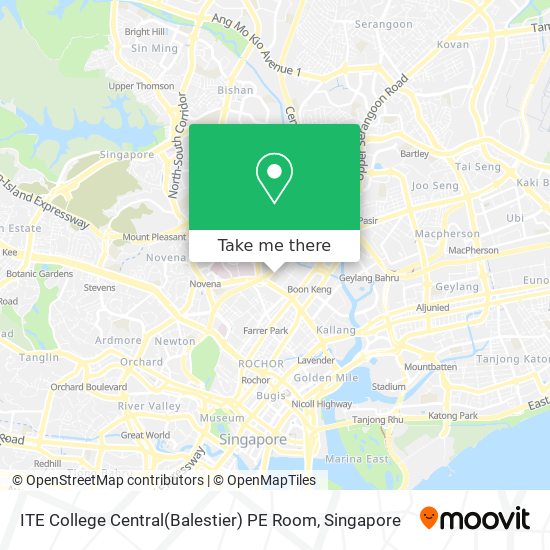 ITE College Central(Balestier) PE Room地图