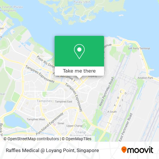 Raffles Medical @ Loyang Point地图