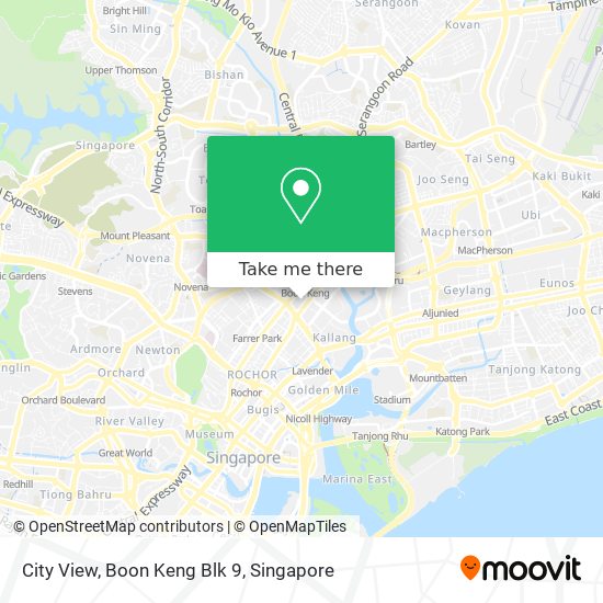 City View, Boon Keng Blk 9 map