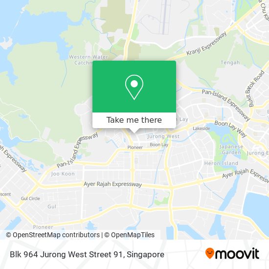 Blk 964 Jurong West Street 91地图