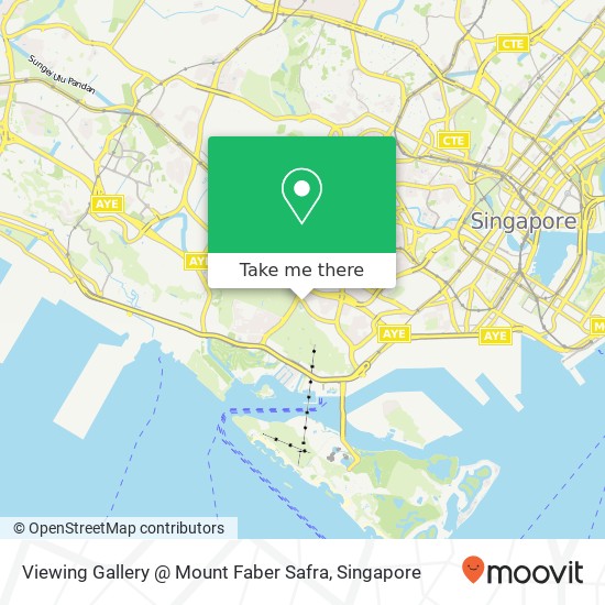 Viewing Gallery @ Mount Faber Safra map