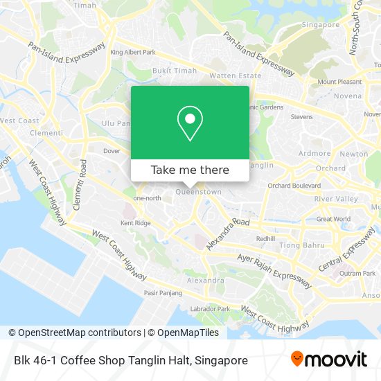 Blk 46-1 Coffee Shop Tanglin Halt map