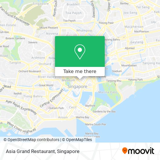 Asia Grand Restaurant map